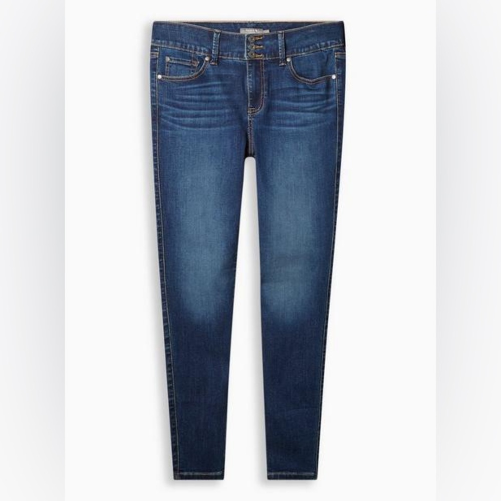 Torrid Dark Blue Skinny Jeans